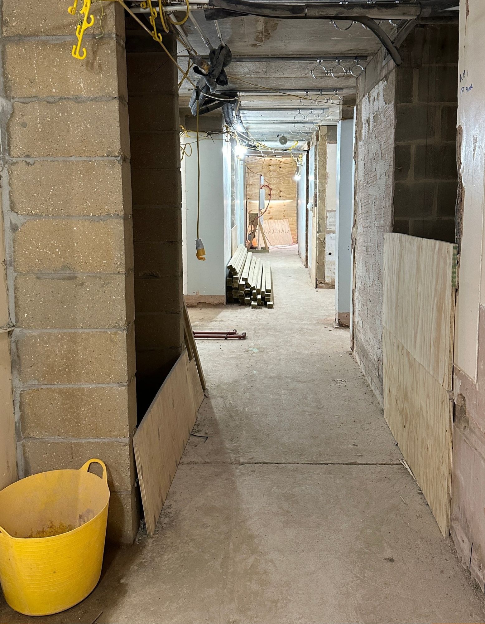 Bishop Bateman Court being refurbished.